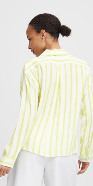 b young FUNDA Shirt in Sunny Lime Mix