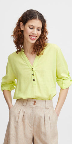 b young FALAKKA Shirt in Sunny Lime