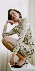 b young RESE Dress in Oatmeal