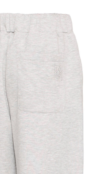 ICHI COZY Pants in Light Grey Melange