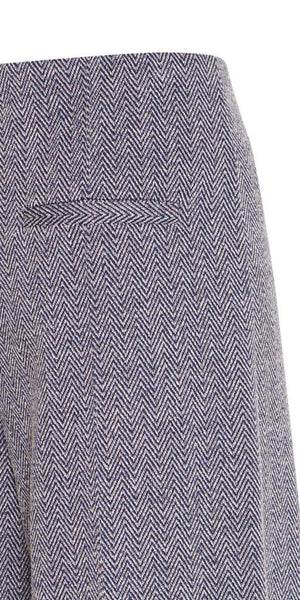 LICHI KATE Jacquard Pants in Patriot Blue
