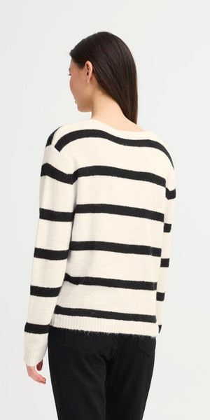 ICHI KAMARA Long Sleeve Knit in Meteorite