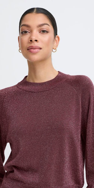 b young MOBBE Jumper in Fudge