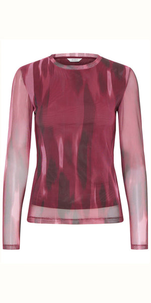b young PALOMA Mesh Top in Port Royale Blur