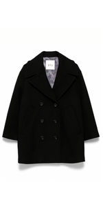 B-Yu Boxy Black Coat