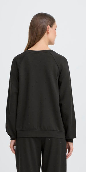 ICHI AMIAS Top in Black