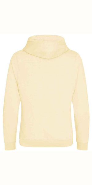Cosy Cross Neck Hoodie in Vanilla