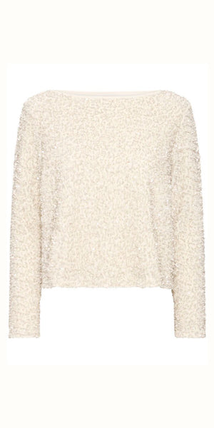 b young PARY Blouse in Oatmeal