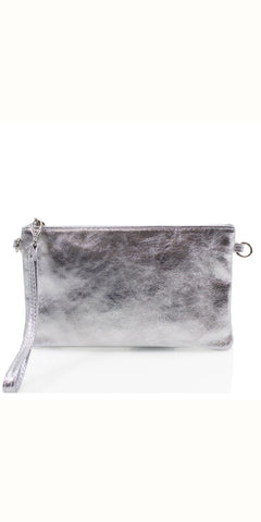 Metallic Leather Multi-way Bag