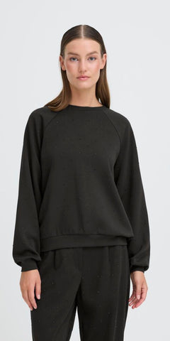 ICHI AMIAS Top in Black