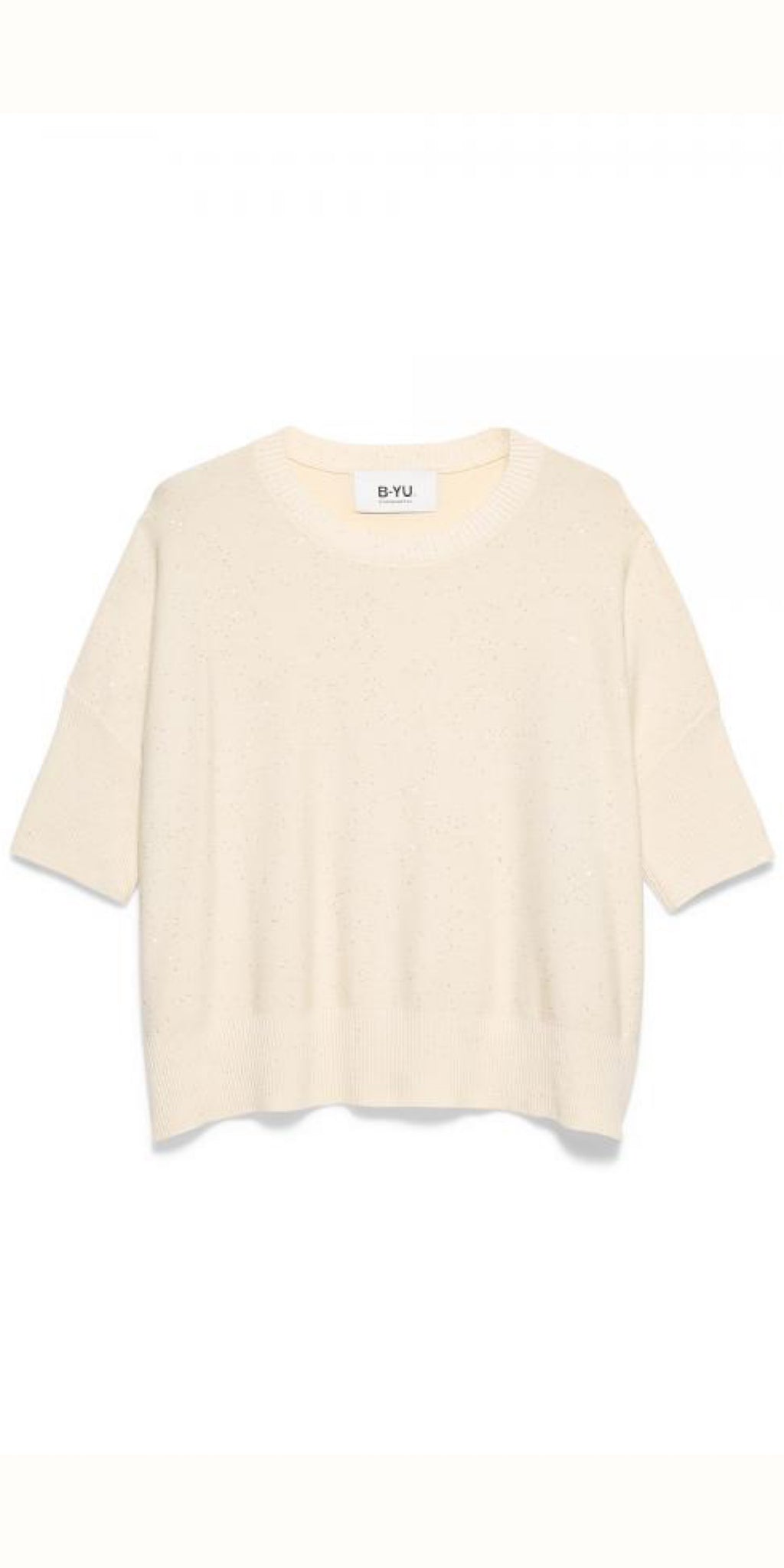 B-Yu Sequin Knit in Latte