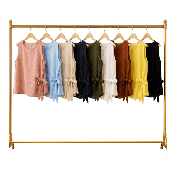 ALEXA Tie Linen Top
