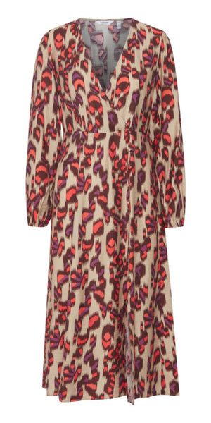 b young IBANO Dress in Cayenne Mix