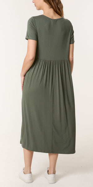 T Shirt Midi Dress (various colours)