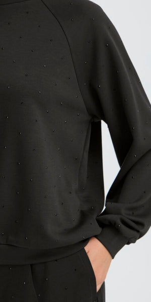 ICHI AMIAS Top in Black