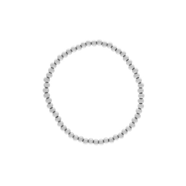 PASSION waterproof Ball Stretch Bracelet in Silver - TheSecretCloset.Boutique