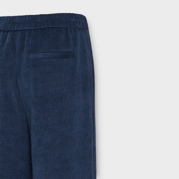 ICHI KATE Corduroy Pants in Total Eclipse - TheSecretCloset.Boutique