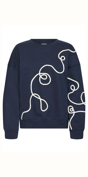 ICHI KASURA Sweater in Total Eclipse