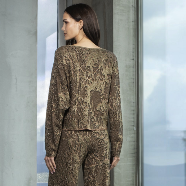 AGGEL Jacquard Knit in Khaki