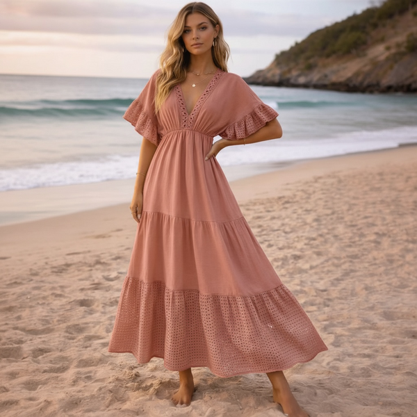 Cotton Maxi Dress (various colours)