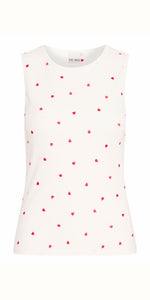 ICHI PALMA Top in Cloud Dancer