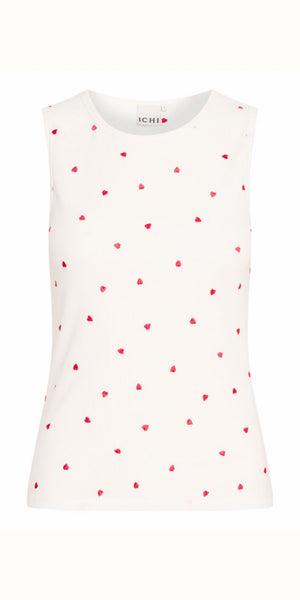 ICHI PALMA Top in Cloud Dancer