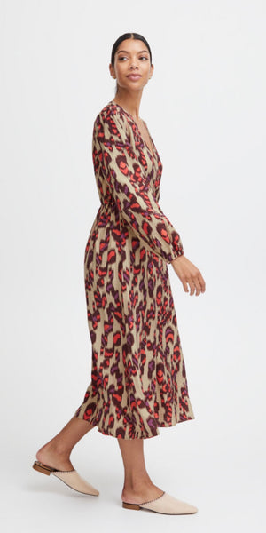 b young IBANO Dress in Cayenne Mix