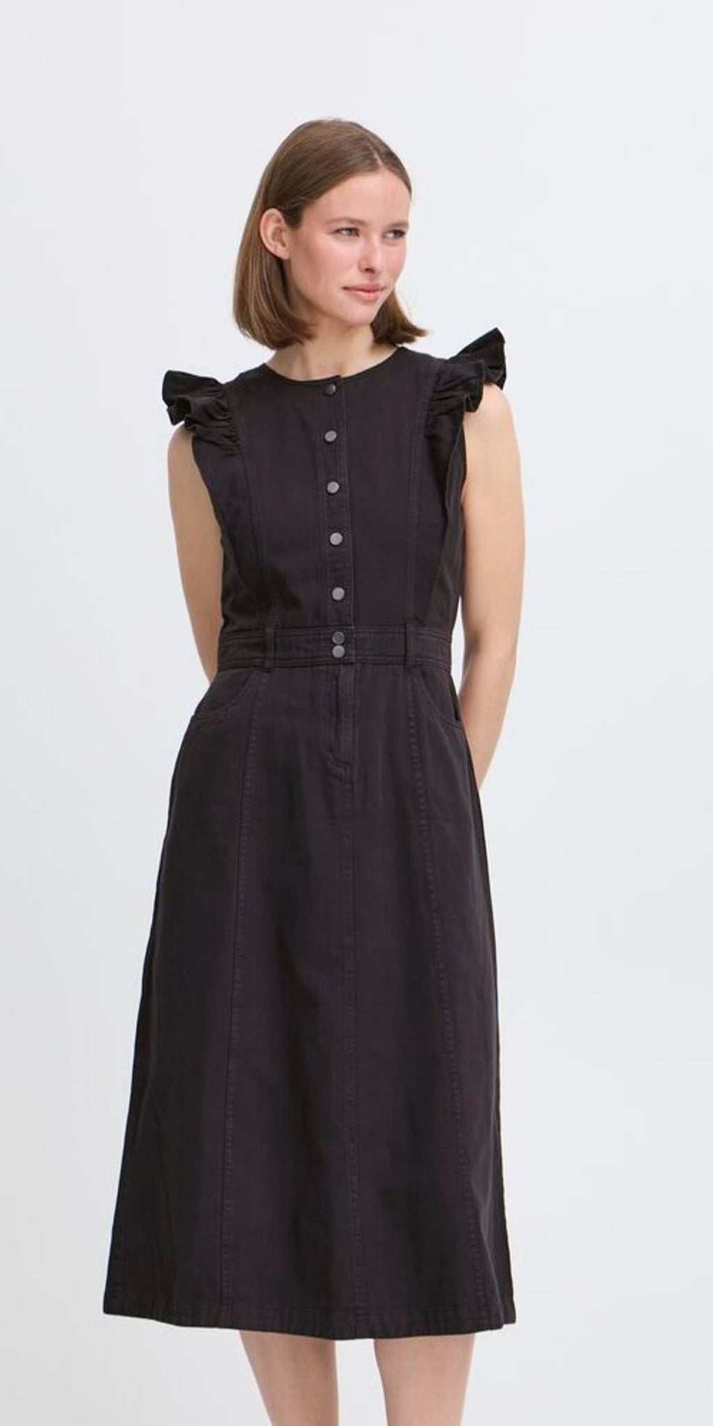 b young KAMILLA Dress in Black