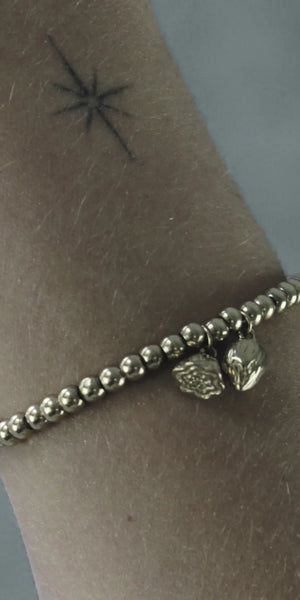 COURAGE Fall Stretch Bracelet in Gold