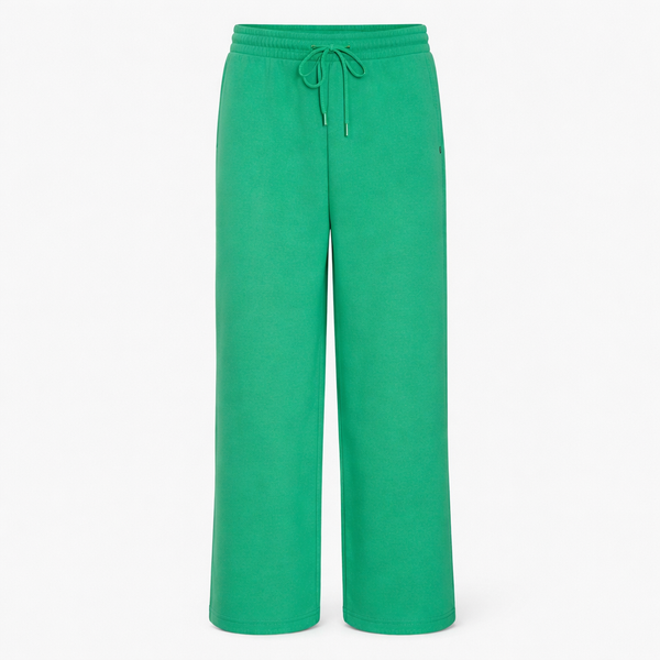 b young PUSTI Wide Pants in Leprechaun Green