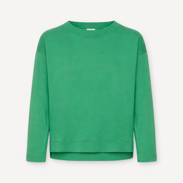 b young PUSTI Long Sleeve Top in Leprechaun Green