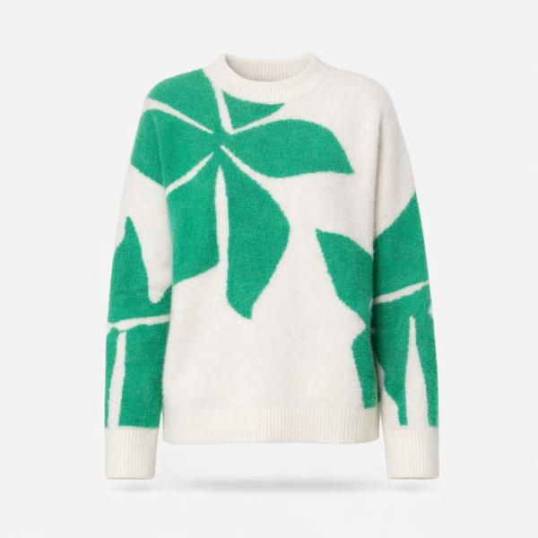 b young OMEA Flower Jumper in Leprechaun Green