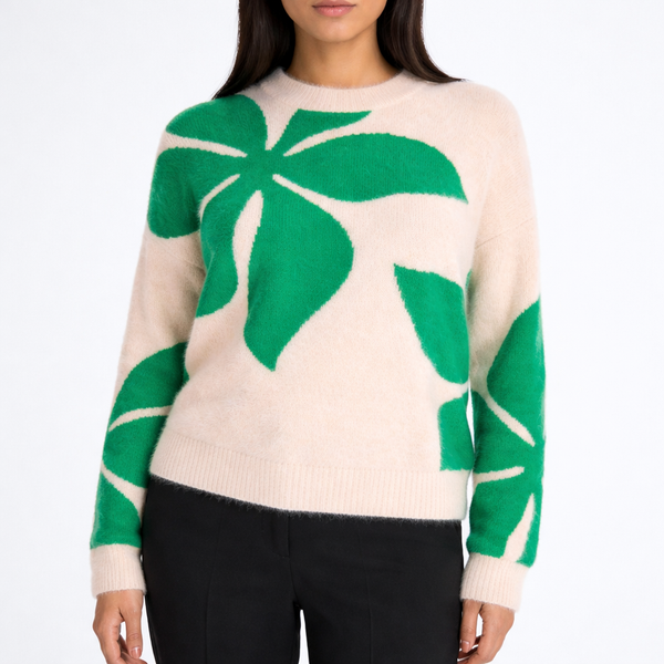 b young OMEA Flower Jumper in Leprechaun Green