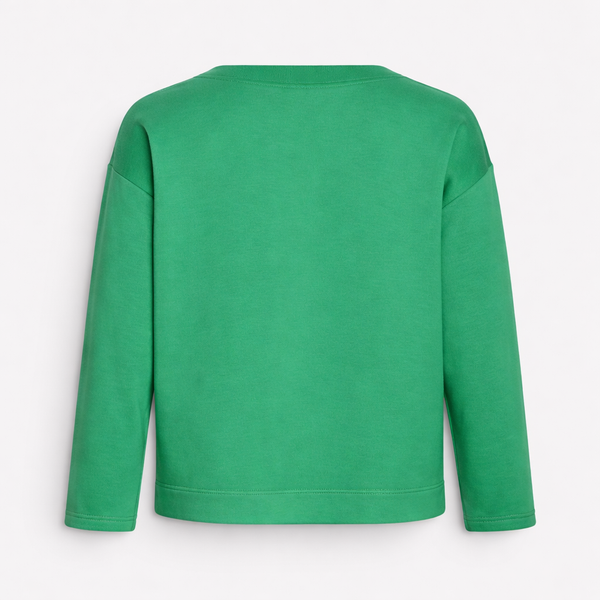 b young PUSTI Long Sleeve Top in Leprechaun Green
