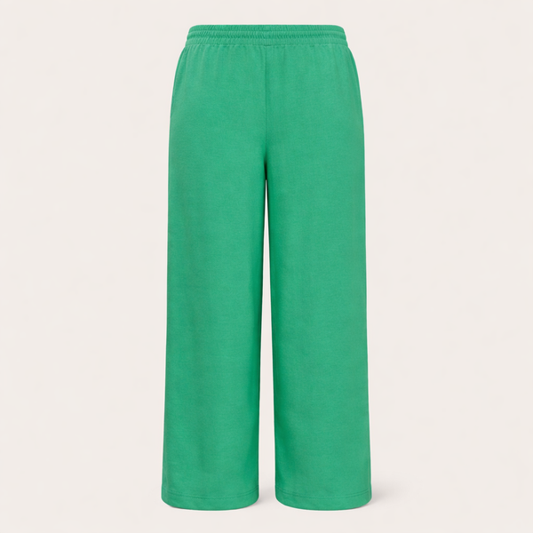 b young PUSTI Wide Pants in Leprechaun Green