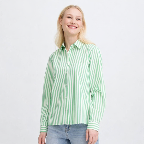 b young HETILA Shirt in Leprechaun Green