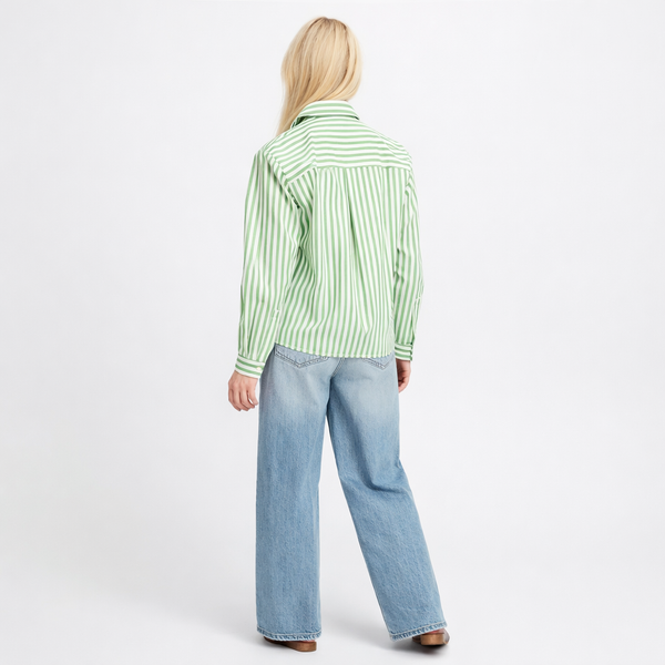 b young HETILA Shirt in Leprechaun Green