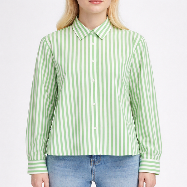 b young HETILA Shirt in Leprechaun Green