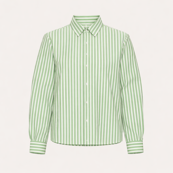 b young HETILA Shirt in Leprechaun Green