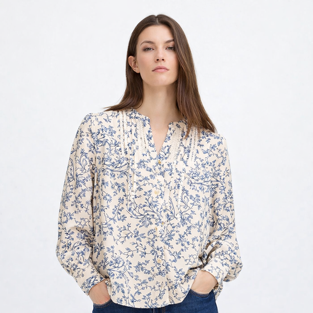 PULZ ABRINA Blouse – TheSecretCloset.Boutique