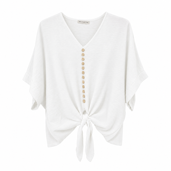 Button Up Tie Top (various colours)