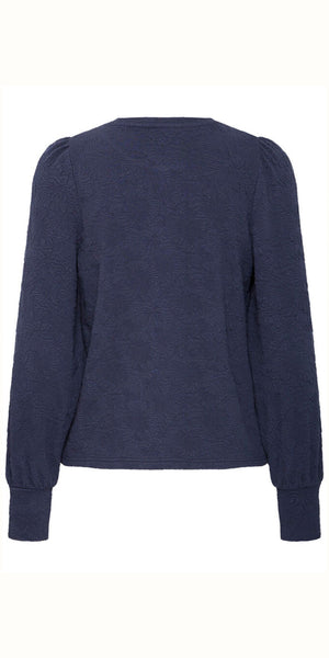 PULZ WILLIE Blouse in Dark Saphire