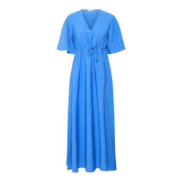 b young HAILEY V Neck Maxi Dress in Palace Blue - TheSecretCloset.Boutique
