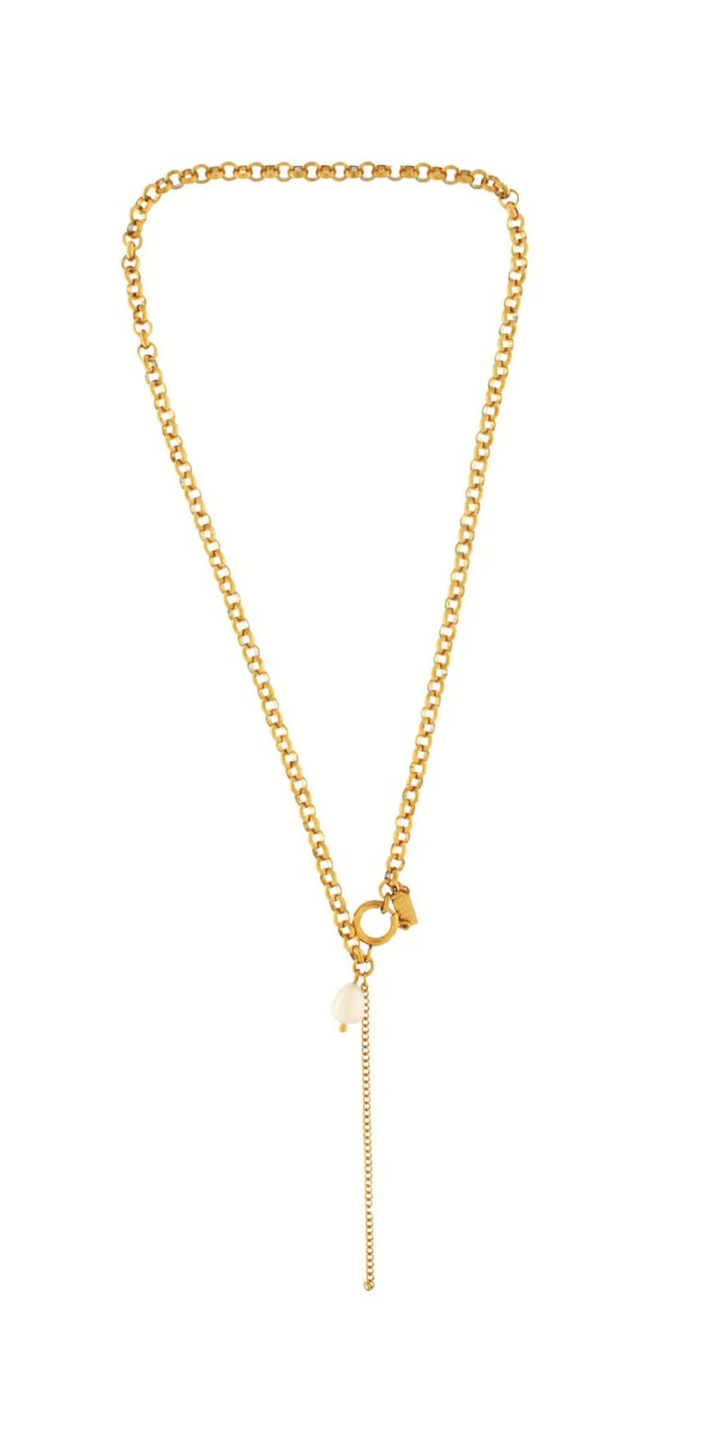 DANSK JOY Waterproof Link Pearl Necklace