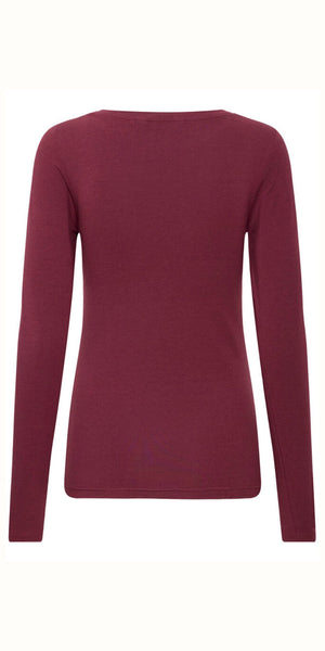 b young PAMILA Long Sleeve T Shirt in Port Royale
