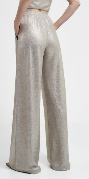 ACCESS Sparkle metallic Trousers
