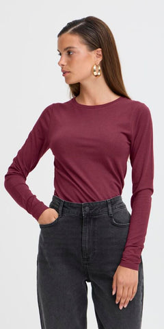 b young PAMILA Long Sleeve T Shirt in Port Royale