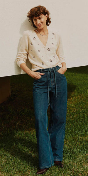 b young LUKAN Jeans in Dark Blue Denim