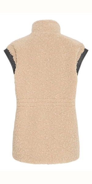 b young ANAMAJ Waistcoat in Humus Mix