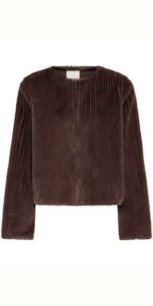 ICHI CIKORA Jacket in Shale